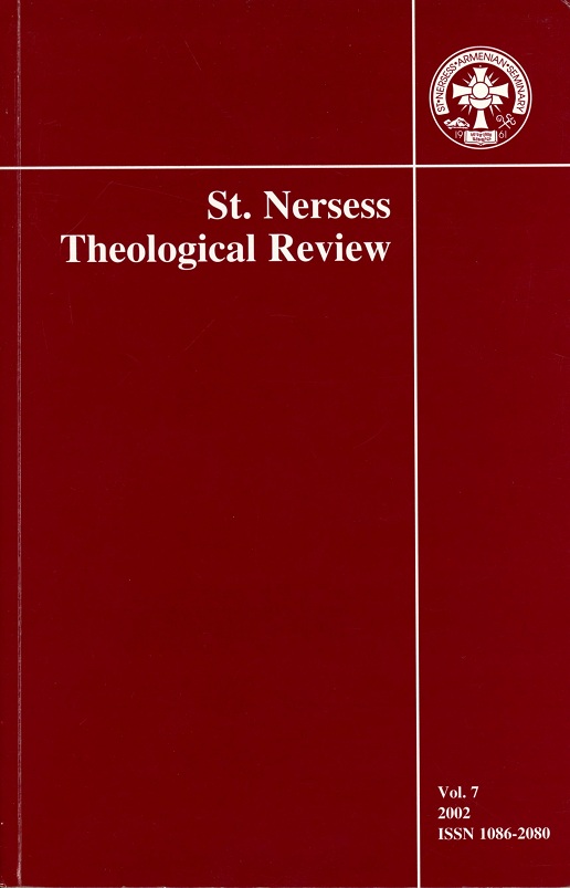 St. Nersess Theological review --- Cliquer pour agrandir