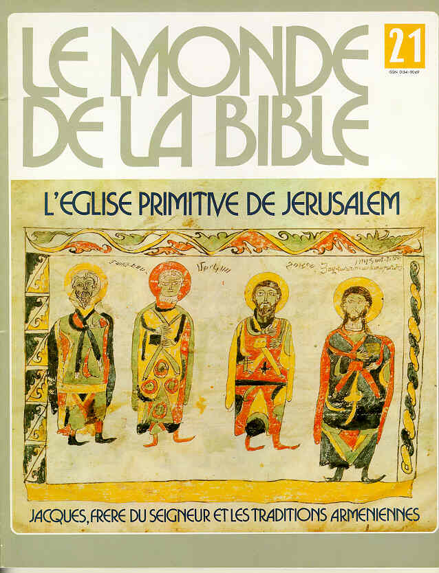 Revue Le Monde de la Bible --- Cliquer pour agrandir