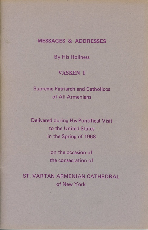 Vasken I Catholicos --- Cliquer pour agrandir